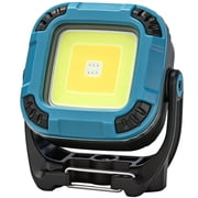 Magnetic Work Light Rechargeable, 1100LM LED Portable Light with Strong Magnet & Hook, IP65 Waterproof, 2.8oz for Car Repair, Job Site, Emergency Blue