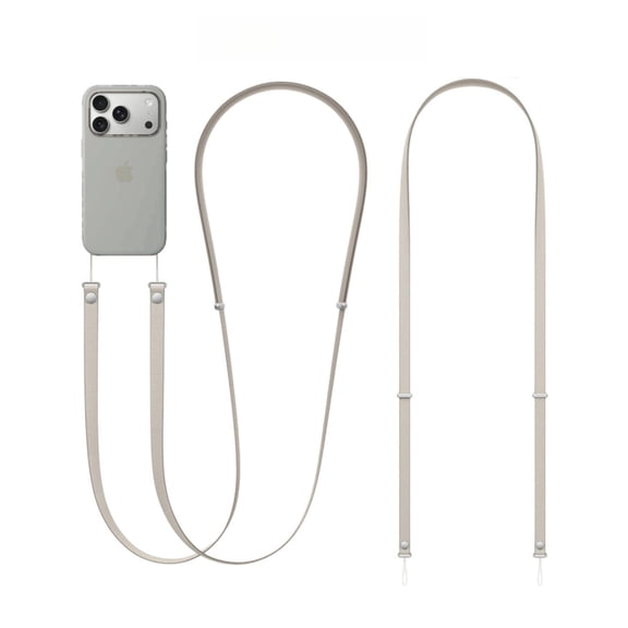 Magnetic Woven Crossbody Phone Strap for iPhone 17/Pro/Max/Air Cases with Dual Lanyard Holes, Adjustable Neck & Shoulder Lanyard, Lightweight & Durable