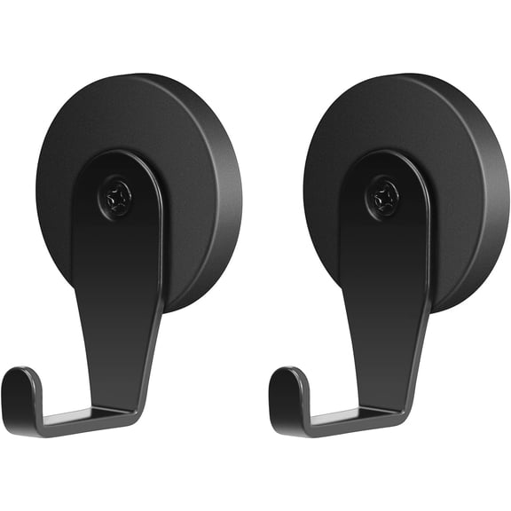 Magnetic Wreath Hanger, 2 Pack Heavy Duty Magnets with Hook for Refrigerator, Christmas Decoration Magnetic Hooks for Metal Front Door, Cruise Hook Hanger for Hanging Cabins Grill Coat