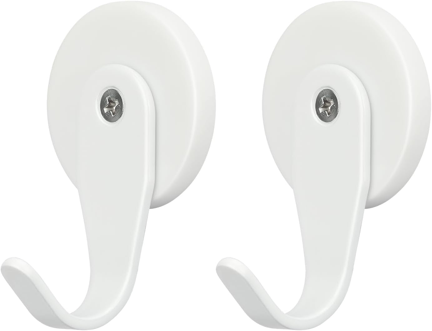 Magnetic Wreath Hanger, 2 Pack Heavy Duty Magnets with Hook for Refrigerator, Christmas Decoration Magnetic Hooks for Metal Front Door, Cruise Hook Hanger for Hanging Cabins Grill Coat