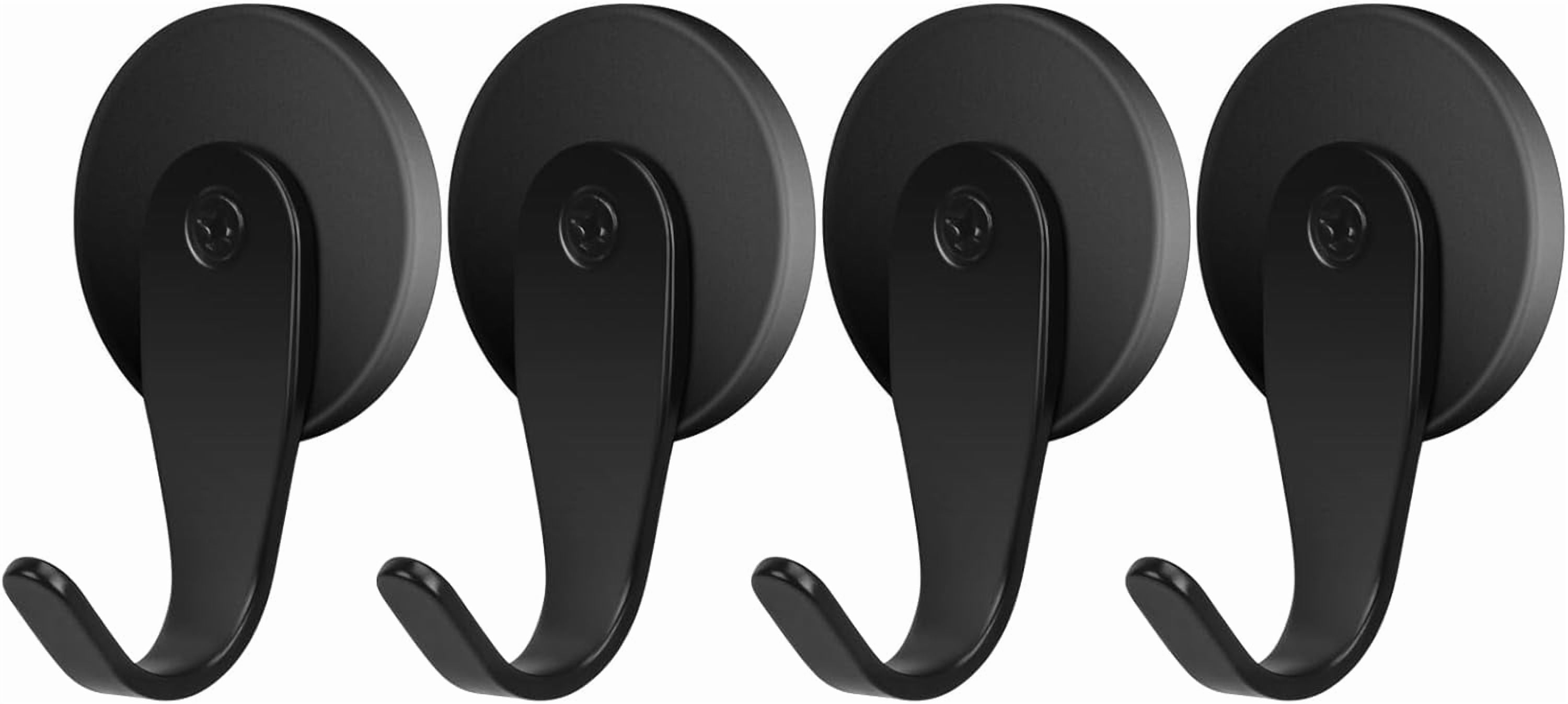 Magnetic Wreath Hanger, 4 Pack Heavy Duty Magnets with Hook for Refrigerator, Christmas Decoration Magnetic Hooks for Metal Front Door, Cruise Hook Hanger for Hanging Cabins Grill Coat Pattern 2
