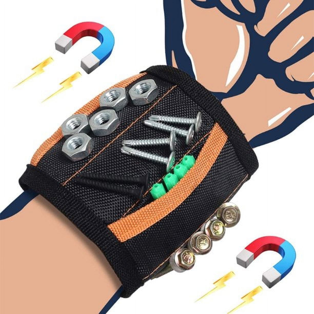 1pc The Ultimate Magnetic Wristband: 5 Magnets for Holding Screws - Perfect  Gift for Handymen, Mechanics, Electricians, and Tech Geeks!