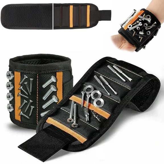 Magnetic Wristband Gifts for Men - Premium Tool Belt for Holding Screws Nails with Powerful Magnets, Cool Gadgets Stocking Stuffers for Men, Holiday for Dad, Husband, Grandpa, Him