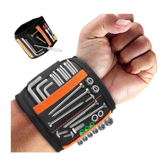 Magnetic Wristband Tool Belt with 10 Magnets to Hold Screws, Nails and Drilling Bits Gifts,2 Pack Magnetic Wristband for Men Dad Fathers Husband Women Cool Gadgets forStuffers Birthday Ideas