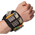 thumbnail image 1 of Magnetic Wristband for Holding Screws, Strong Magnets Adjustable Wrist Strap, Gift for Men, Dad, Father, Husband, DIY Handyman, Women Black, 1 of 8