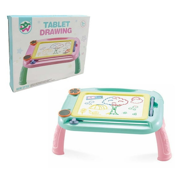 Magnetic Drawing Board, Reusable Writing Doodle Pad, Mess-Free Sketching Toy, Travel-Friendly Educational Gift, Alphabet Number Magnets Included