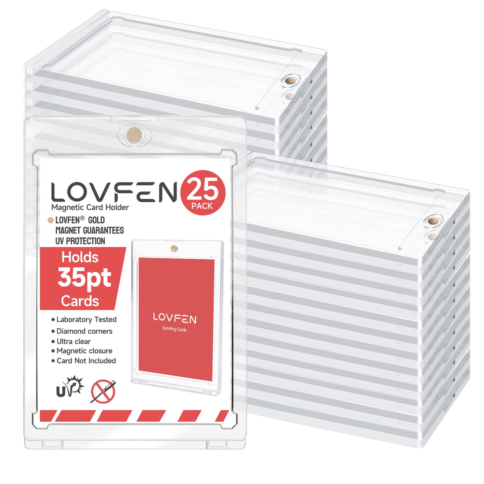 card holder, LOVFEN top loader, 35PT hard case for trading