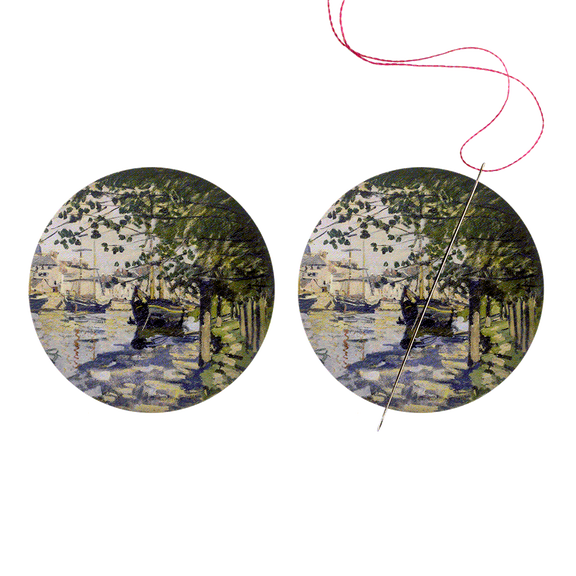 Magnetic double-sided needle holder FLMH-070(W)