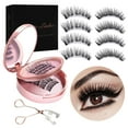 thumbnail image 1 of Magnetic eyelash four pair set can be reused multiple times, with strong adhesion and natural curling without shedding makeup, 1 of 7