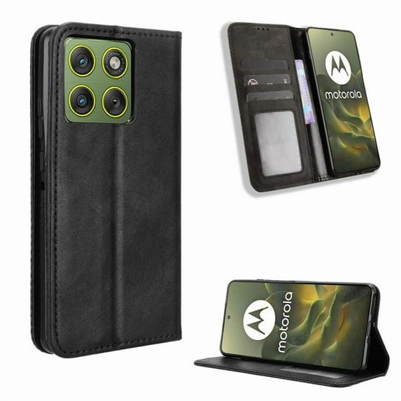 Magnetic flip wallet phone leather case for Motorola G57/G57 Power/G67 Edge 70/X70 Air 5G G06 Edge 40 60 Pro 50 Ultra G Power 2024 G Play G06 Power 60S