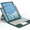 thumbnail image 1 of Magnetic iPad 10th Generation 2022 Keyboard Case with Touchpad Cute Color Keyboard Vertical Stand Movable Clear Back Case Detachable Keyboard, 1 of 8