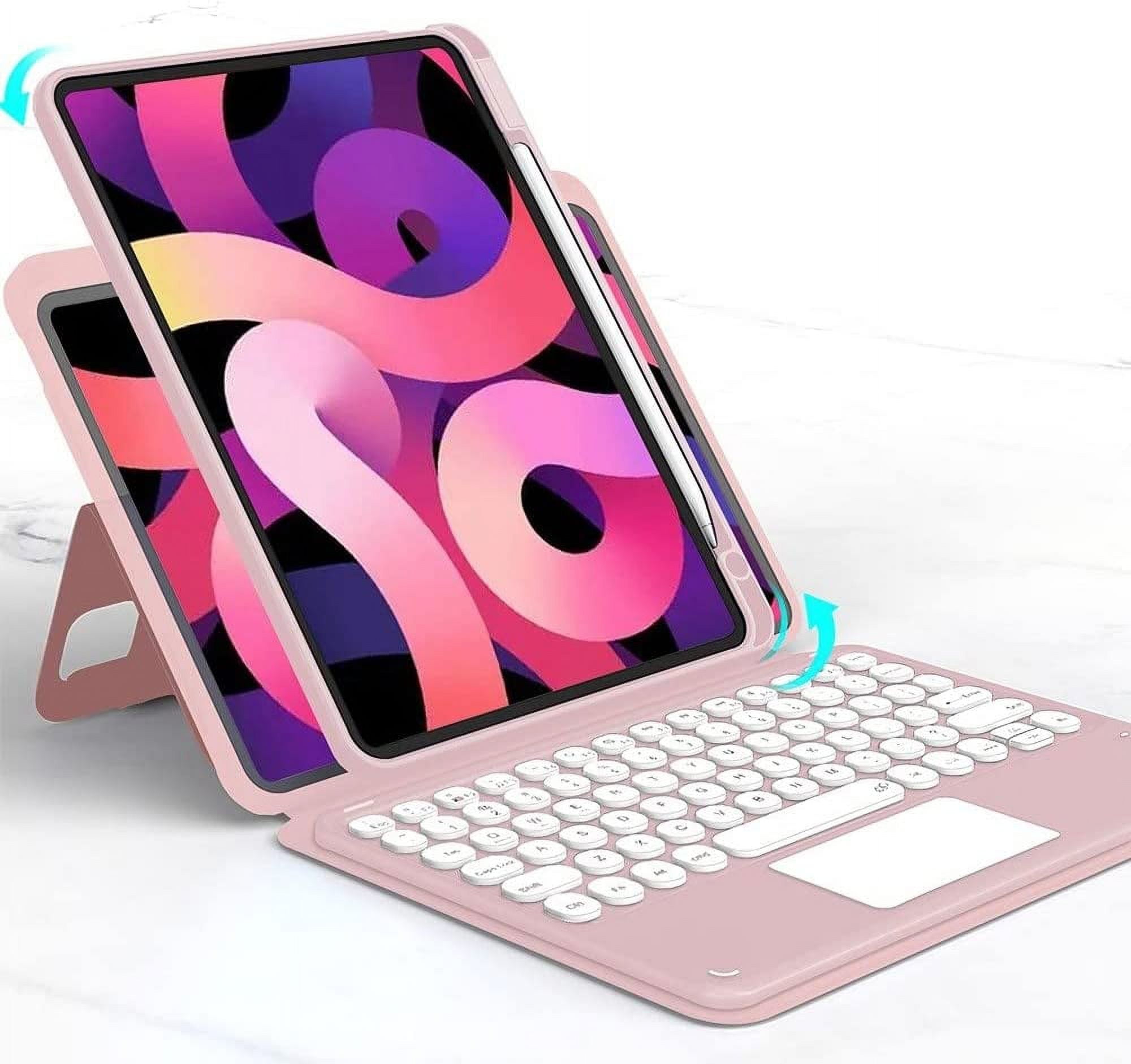 【美品】iPad 第10世代 ピンク 64GB ＋ 桜色マジックキーボード 箱付 EWIN iPad 第10世代 10.9 キーボード ケー ス iPad 第9世代 10.2インチ