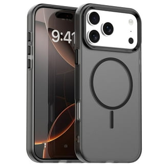 iphone se phone case with card holder Dockem Wallet Card Case for iPhone SE 2022, SE 2020 / 8 / 7: Built-in Metal Plate, 2 Card Slots; Luxe M2, Black/Grey