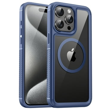 Magnetic for iPhone 11 Phone Case,Compatible with MagSafe,Not Yellowing＆Military Grade Protection,Ultra Thin Anti-fall Shockproof Transparent Phone Case for iPhone 11,Blue