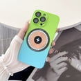 thumbnail image 1 of Magnetic iPhone 11 Pro Max Case [Compatible with MagSafe], Cute Gradient Color Case for Women & Men, Soft TPU Shockproof with Camera Lens Protector Case for iPhone 11 Pro Max, Mint+Skyblue, 1 of 8
