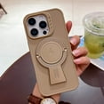 thumbnail image 1 of Magnetic for iPhone 11 Pro Max Phone Case with Built in Y Stand[Compatible with MagSafe],Shockproof Magnetic Kickstand Slim Rugged Anti-fall Phone Case Cover for iPhone 11 Pro Max,Gold, 1 of 6