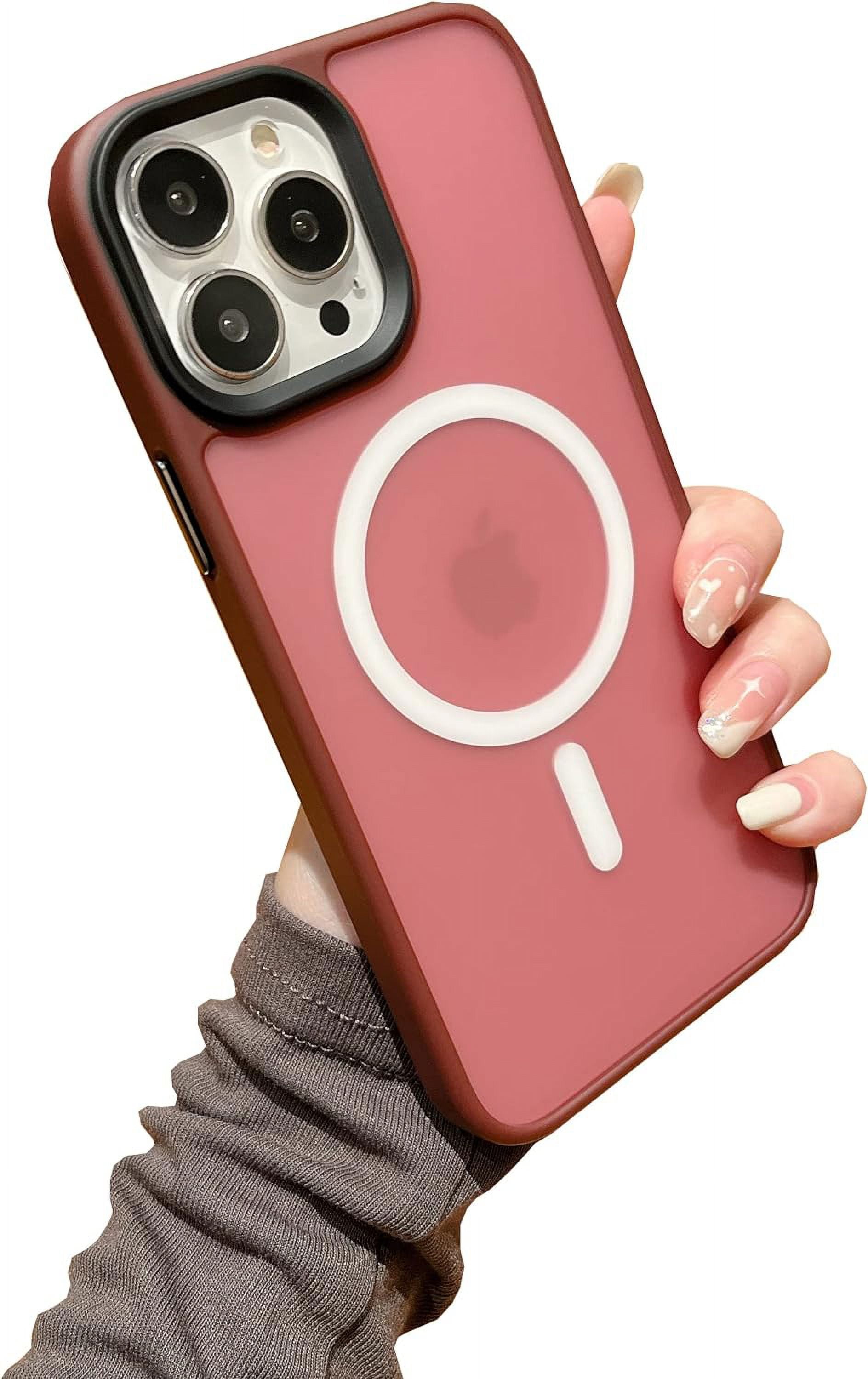 Magnetic for iPhone 12 Pro Case Wireless Charging Anti-Fingerprint