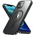 thumbnail image 1 of Magnetic for iPhone 12/iPhone 12 Pro Case, Compatible with MagSafe, Protection Protective Phone Case Shockproof Cover for iPhone 12/iPhone 12 Pro (Black), 1 of 15