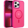 thumbnail image 1 of Magnetic for iPhone 13 Pro Case, iPhone 13 Pro Phone Case, [Compatible with Magsafe] Slim Fit Shockproof Translucent Women Men Girls Boys Protective Case for iPhone 13 Pro 6.1 Inch, Hot Pink, 1 of 16