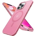 thumbnail image 1 of 𝗡𝗘𝗪 Magnetic for iPhone 13 Pro Max Case [Compatible with MagSafe] [10FT Military Grade Drop Tested] Slim Translucent Matte Case for iPhone 13 Pro Max Phone Case, Pink (6.7"), 1 of 12