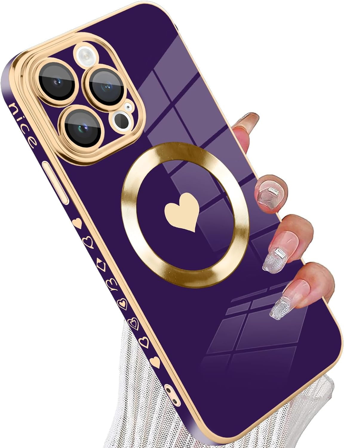 Magnetic for iPhone 13 Pro Max Case [Compatible with Magsafe] Cute