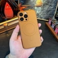 thumbnail image 1 of Magnetic For iPhone 13 Pro Max Phone Case,Ultra Slim,with Lens Film,Compatible with Mag-Safe,Dropproof Heavy Duty Tough Rugged Shockproof Thin Fit Phone Case Cover for iPhone 13 Pro Max,Brown, 1 of 9