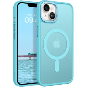 Magnetic for iPhone 14 Plus Case, [Compatible with MagSafe] Translucent Matte Frosted Slim Lightweight Shockproof Women Men Girl Protective Cover Case for iPhone 14 Plus 6.7",Teal Blue