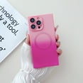 thumbnail image 1 of Magnetic for iPhone 14 Pro Case 6.1", [Compatible with MagSafe] Cute Girly Gradient Phone Case for Girls Women Soft TPU Shockproof Bumper with Camera Lens Protection Case, Pink+Rose, 1 of 8