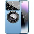 thumbnail image 1 of Magnetic iPhone 14 Pro Case - Full Camera Protection, Compatible with MagSafe (6.1 inches), Sky Blue, 1 of 8