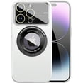 thumbnail image 1 of Magnetic iPhone 14 Pro Max Case - Full Camera Protection, Compatible with MagSafe (6.7 inches), White, 1 of 8