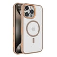 thumbnail image 1 of Magnetic for iPhone 15 Back Case, [Compatible with MagSafe & Drop Protective] Slim Translucent Matte Cover, Luxury Anti-Scratch Shockproof Thin Phone Case for iPhone 15, Desertgold, 1 of 8