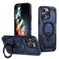 thumbnail image 1 of Magnetic for iPhone 15 Case with Kickstand, [Compatible with MagSafe] [Military Grade Protection] Ring Stand Heavy Duty Drop Shockproof Rugged Phone Case for iPhone 15 - Blue, 1 of 7