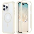 thumbnail image 1 of Magnetic for iPhone 15 Pro Max Case, [Compatible with MagSafe][Military Grade Drop Protection][Heavy Duty Shockproof] Non-Slip Translucent Matte Bumper Phone Case for iPhone 15 Pro Max 6.7", 1 of 8