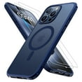 thumbnail image 1 of Magnetic for iPhone 15 Pro Max Case [Compatible with MagSafe]with 2X Screen Protector, Military-Grade Slim Shockproof Phone Cover Translucent Matte Anti-Fingerprint Anti-Scratch,6.7 inch, 1 of 6