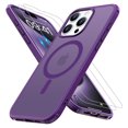 thumbnail image 1 of Magnetic for iPhone 15 Pro Max Case [Compatible with MagSafe]with 2X Screen Protector, Military-Grade Slim Shockproof Phone Cover Translucent Matte Anti-Fingerprint Anti-Scratch,6.7 inch, 1 of 7