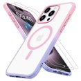 thumbnail image 1 of Magnetic for iPhone 15 Pro Max Case [Compatible with MagSafe]with 2X Screen Protector, Military-Grade Slim Shockproof Phone Cover Translucent Matte Anti-Fingerprint Anti-Scratch,6.7 inch, 1 of 7
