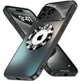 thumbnail image 1 of Magnetic for iPhone 15 Pro Max Case Magsafe with Full Window Cover Camera Lens Protector Logo View Scratch Resistant Frosted Slim Shockproof Protective Phone Case (Black), 1 of 12