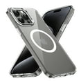 thumbnail image 1 of Magnetic for iPhone 16 Plus Clear Case Compatible with Magsafe Military-Grade Protection Shockproof Phone Bumper,Anti-Scratch Drop Proof Anti-Fingerprint Clear Hard Back Cover Back,Silver, 1 of 9