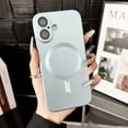 thumbnail image 1 of Magnetic for iPhone 16 Pro Case, Frosted Soft Silicone Anti-Scratch Anti-Fingerprint Metallic Paint for iPhone 16 Pro Phone Case Compatible with MagSafe, Blue, 1 of 5