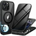 thumbnail image 1 of for iPhone 16 Pro Max Case, Compatible with , Built-in Privacy Screen Protector and Camera Protection, Anti-Spy Full Body Shockproof Clear Phone Case 6.9",, 1 of 4