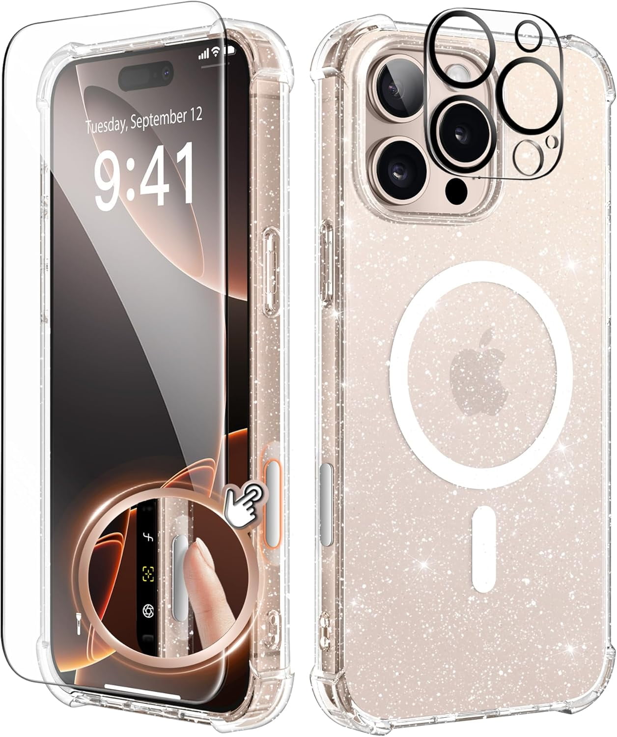 Doulings Magnetic Series Designed For IPhone Case,[Compatible With MagSafe][Military Drop&Camera - View #11