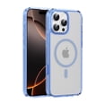 thumbnail image 1 of Magnetic for iPhone 16 Pro Max Case, [Compatible with MagSafe] Shockproof Protective Ultra Slim Transparent Anti-Scratch Anti-Fingerprint Phone Case Cover with Touchscreen Button, Blue, 1 of 9