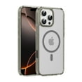 thumbnail image 1 of Magnetic for iPhone 16 Pro Max Case, [Compatible with MagSafe] Shockproof Protective Ultra Slim Transparent Anti-Scratch Anti-Fingerprint Phone Case Cover with Touchscreen Button, Gray, 1 of 9