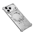 thumbnail image 1 of Magnetic For iPhone 16 Pro Max Phone Case,Personalized Glacier Shape Design,With 360° Rotatable Ring Kickstand,Shockproof Rugged Drop Prottection Heat Dissipation Borderless Phone Case,Silver, 1 of 11