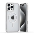 thumbnail image 1 of Magnetic For iPhone 16 Pro Phone Case,Anti-fingerprint Matte Skin-feel Back,Compatible with Mag-Safe,Ultra Slim Shockproof Protection Anti-fall Rugged Thin Fit Phone Case Cover,White, 1 of 6