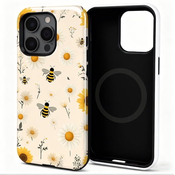 Magnetic for iPhone 16 Pro max Case (Compatible with MagSafe) (Military Grade Drop Protection)  16 Puls Lightweight Phone Case  Matte Shockproof Phone Diligent little bee