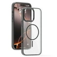 thumbnail image 1 of Magnetic for iPhone 16e Case Compatible with MagSafe, [Drop Protection] Shockproof for iPhone 16e Phone Case Cover for MagSafe Wallet Sleeve, Support Magnetic Car Holder, Black, 1 of 9