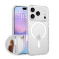 thumbnail image 1 of Magnetic for iPhone 17 Case, Compatible with MagSafe, Drop Protection Ultra Slim Translucent Matte Shockproof Lightweight Phone Case, with Sensitive Camera Control Capture Button, Clear, 1 of 6