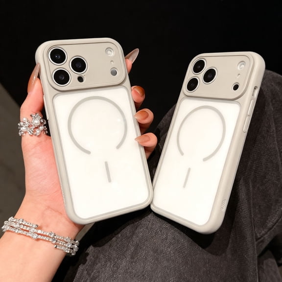 Magnetic for iPhone 17 Case, Wireless Charging, Military Grade Drop Protection, All-inclusive Lens Protection, Slim Shockproof Anti-Scratch Protection Cover for iPhone 17, Gray