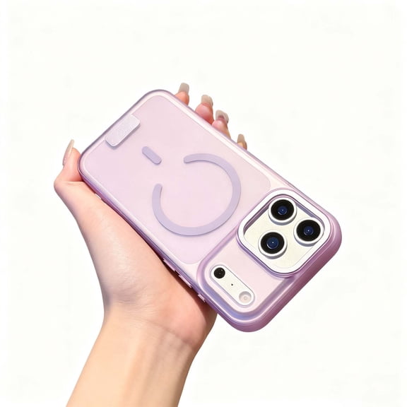Magnetic For iPhone 17 Phone Case,Compatible with Mag-Safe,Ultra Slim Anti-Scratch Drop Protection,Matte Translucent Back Design,Skin Feel Shockproof Thin Fit Durable Phone Case,Purple